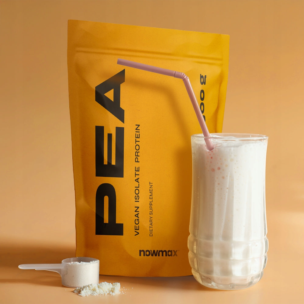 nowmax PEA PROTEIN 500 g VEGAN ISOLATE PEA PROTEIN MUSCLE BUILDING WPI Expiration date at least six months from the date of purchase