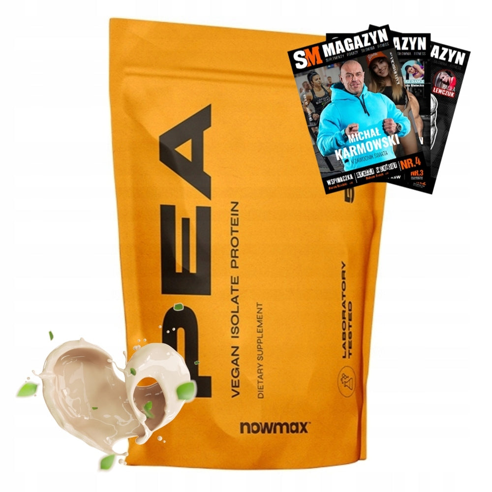 nowmax PEA PROTEIN 500 g VEGAN ISOLATE PEA PROTEIN MUSCLE BUILDING WPI