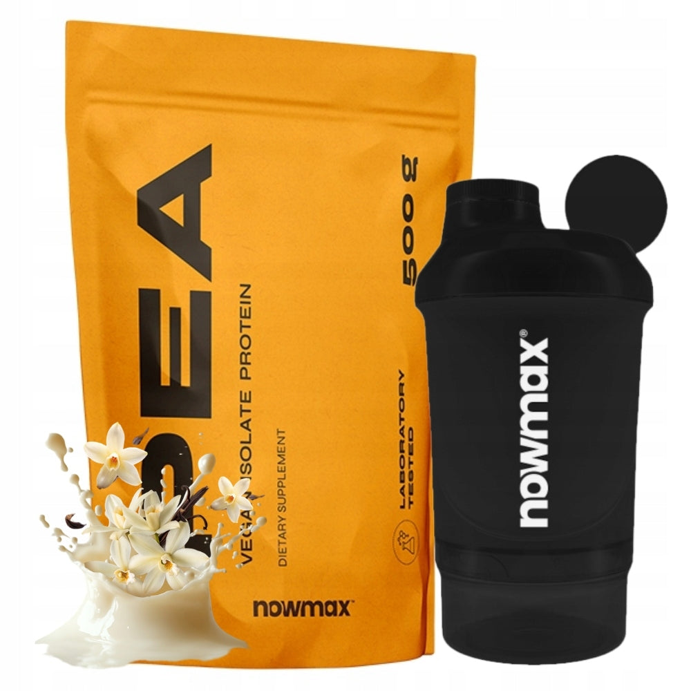 nowmax PEA PROTEIN 500g PEA ISOLATE + SHAKER NANO 300 ml