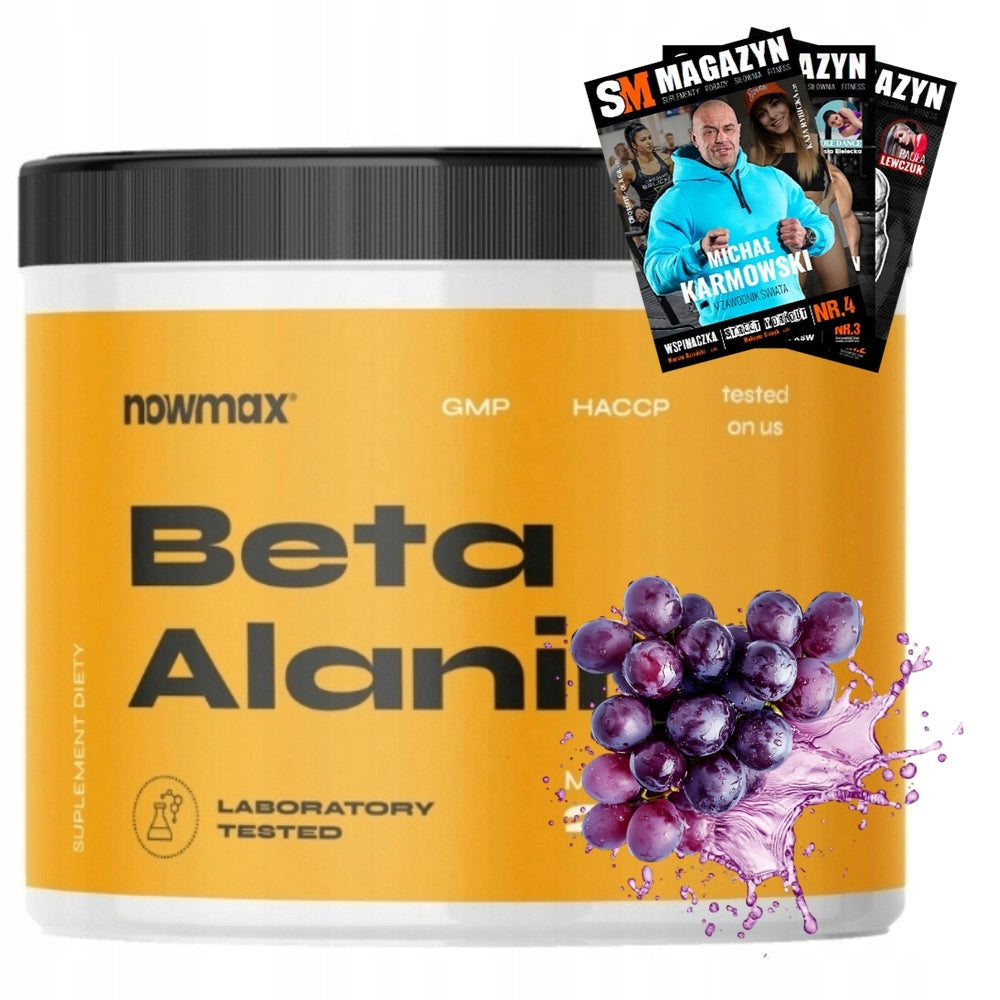 nowmax PRE-WORKOUT CONDITIONER BETA ALANINE TAURINE B6 200 g