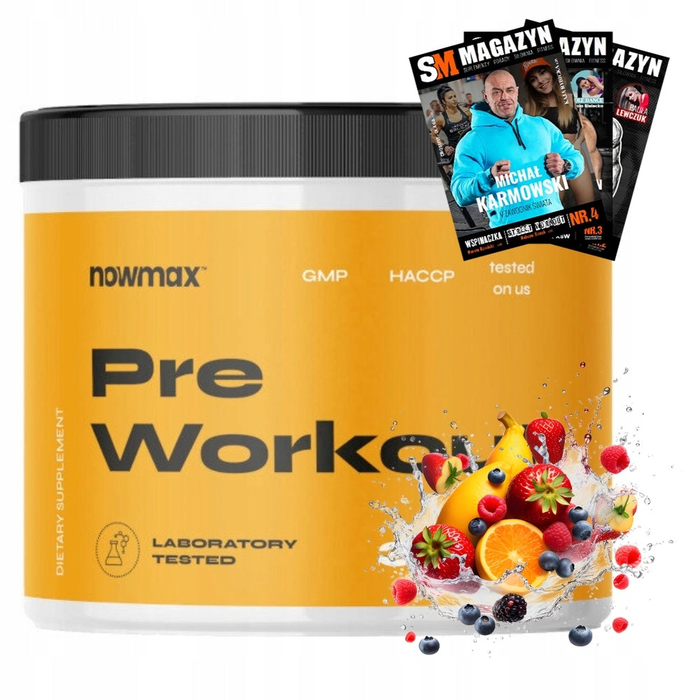 nowmax PRE WORKOUT CONDITIONER PRE-WORKOUT STIMULATION 300 g STRENGTH