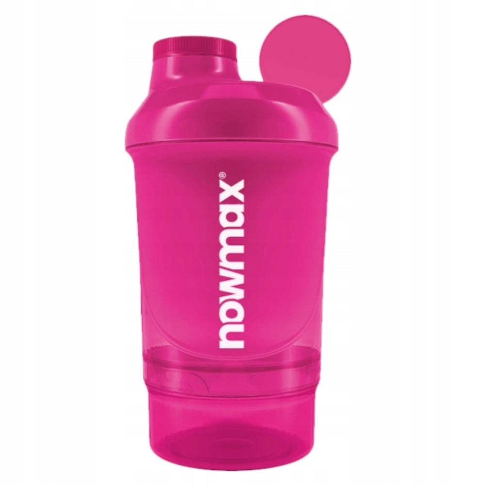 nowmax SHAKER WAVE NANO 300 + 150 ml COLOUR PINK STRAINER Manufacturer code brak