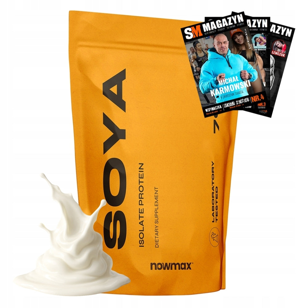 nowmax SOYA PROTEIN WHEY ISOLATE SOY GROWTH BUILDING MUSCLE MASS 700 g