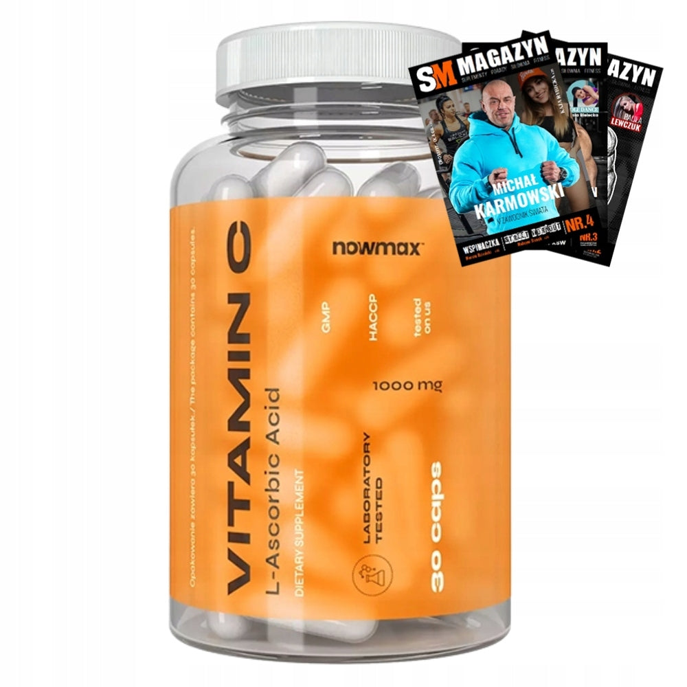 nowmax VITAMIN C 1000 MG – DIETARY SUPPLEMENT, 30 CAPSULES IMMUNE SYSTEM