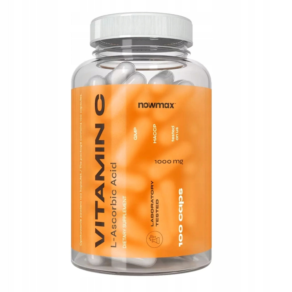 nowmax VITAMIN C 1000 mg 100 kaps VITAMIN C L-ASCORBIC ACID VIT C VITAMIN C Brand Ecomax