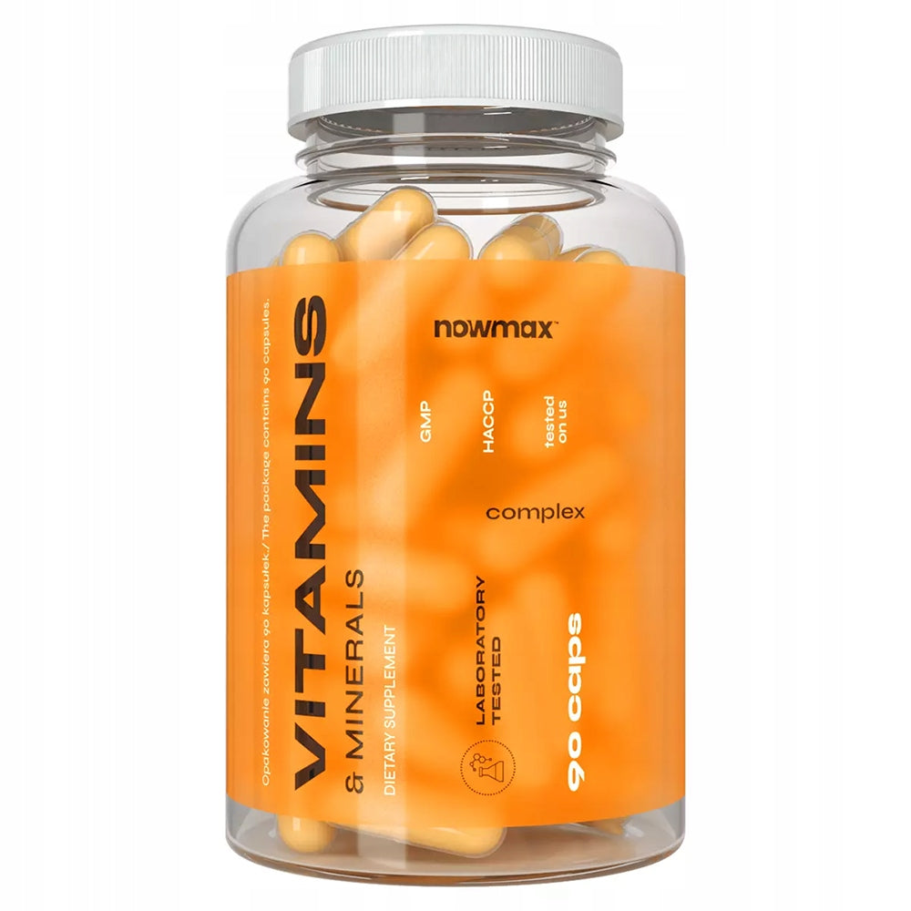 nowmax VITAMINS AND MINERALS MULTIVITAMIN 90KAPS MULTI COMPLEX VITAMINS Expiration date at least 1 year from the date of purchase