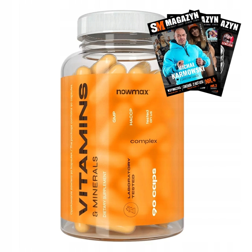 nowmax VITAMINS AND MINERALS MULTIVITAMIN 90KAPS MULTI COMPLEX VITAMINS