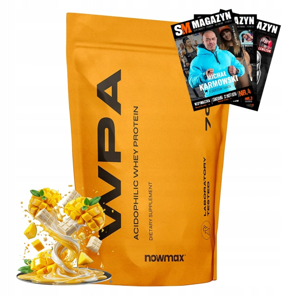 nowmax WPA 700g WHEY PROTEIN ACIDOPHILIC WPC LACTOSE FREE FOR VEGANS