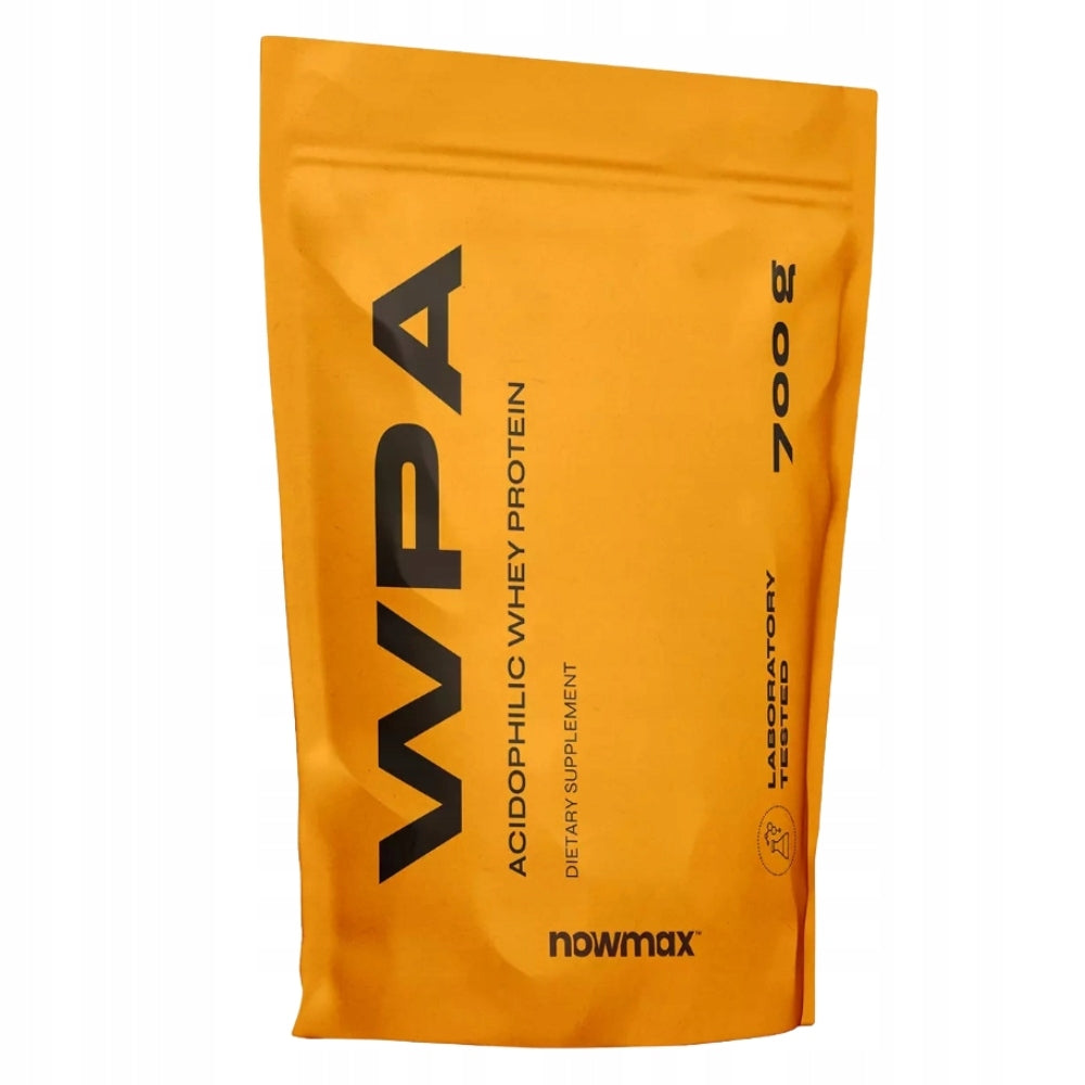 nowmax WPA 700g WHEY PROTEIN ACIDOPHILIC WPC LACTOSE FREE REGENERATION Expiration date at least six months from the date of purchase