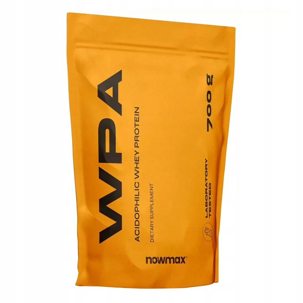 nowmax WPA 700g WHEY PROTEIN ACIDOPHILIC WPC MUSCLES WITHOUT LACTOSE Packaging status original