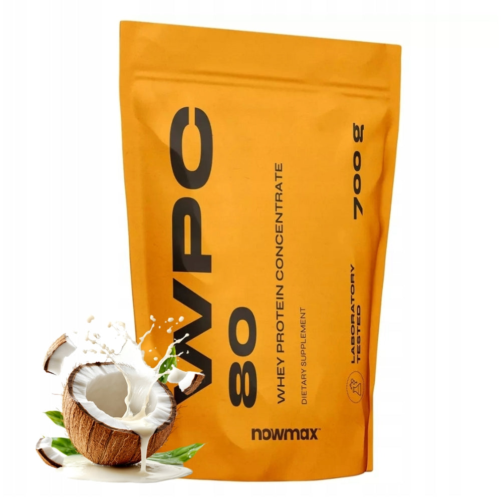 nowmax WPC 80 700g WHEY PROTEIN NATURAL PROTEIN SUPPLEMENT CONECTRAT