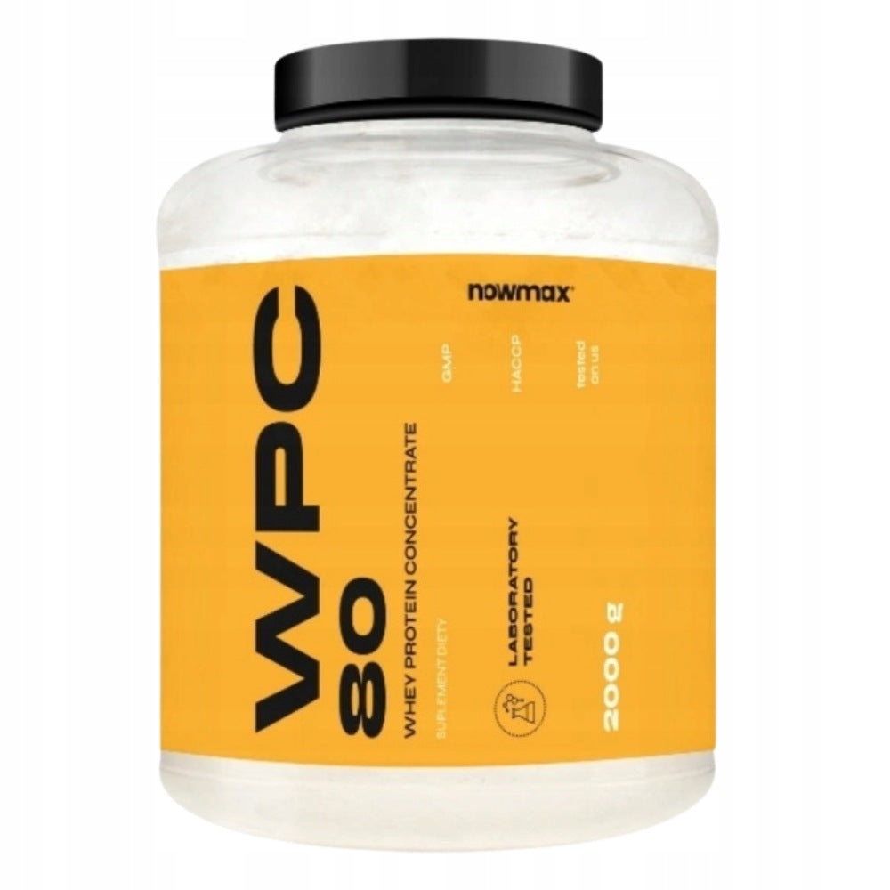 nowmax WPC 80 WHEY PROTEIN 2000g WHEY PROTEIN CONDITIONER PROTEIN POWDER Packaging status original