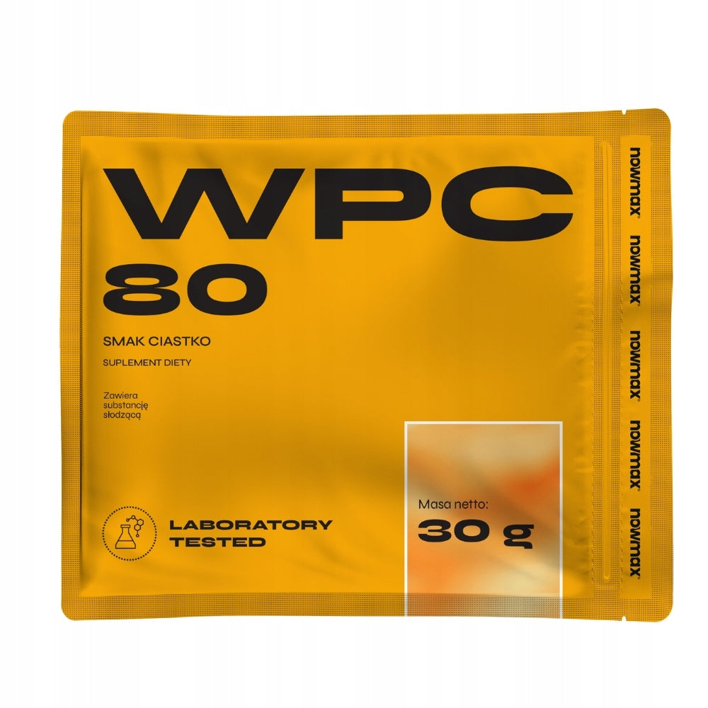 nowmax WPC 80 WHEY PROTEIN CONCENTRATE 30 g Expiration date at least 1 year from the date of purchase