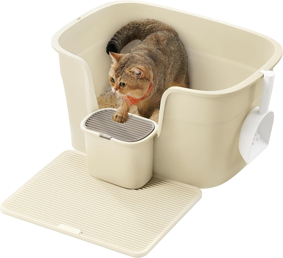 open litter box 64 cm x 44 cm x 33 cm