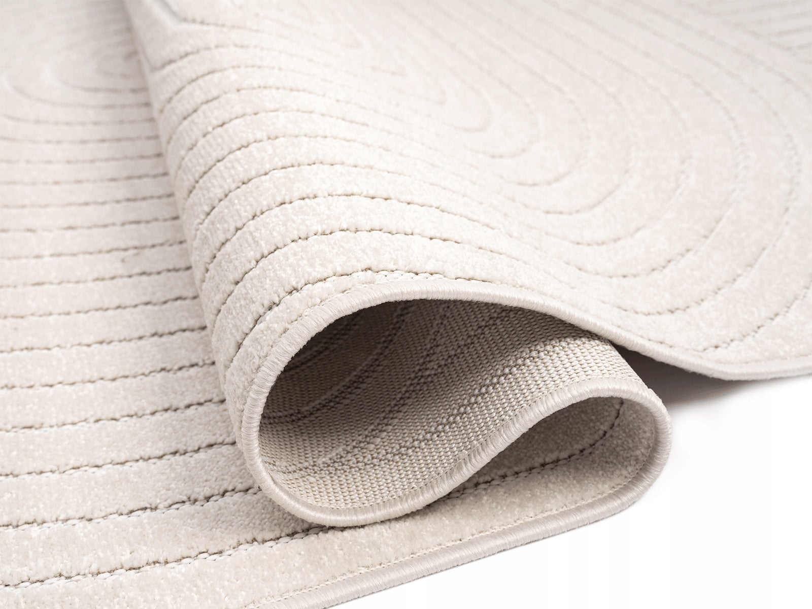 outdoor carpet boho 3D balcony terrace Santo the carpet cream 200x280 Length 280 cm