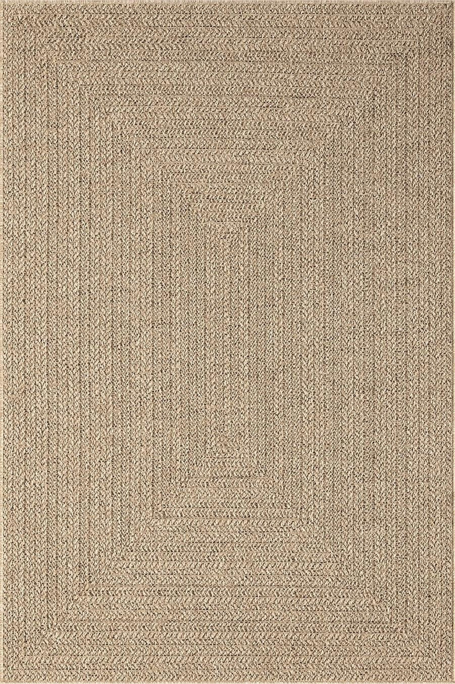 outdoor carpet jute balcony terrace Kansas the carpet beige 80x150 Packaging status original