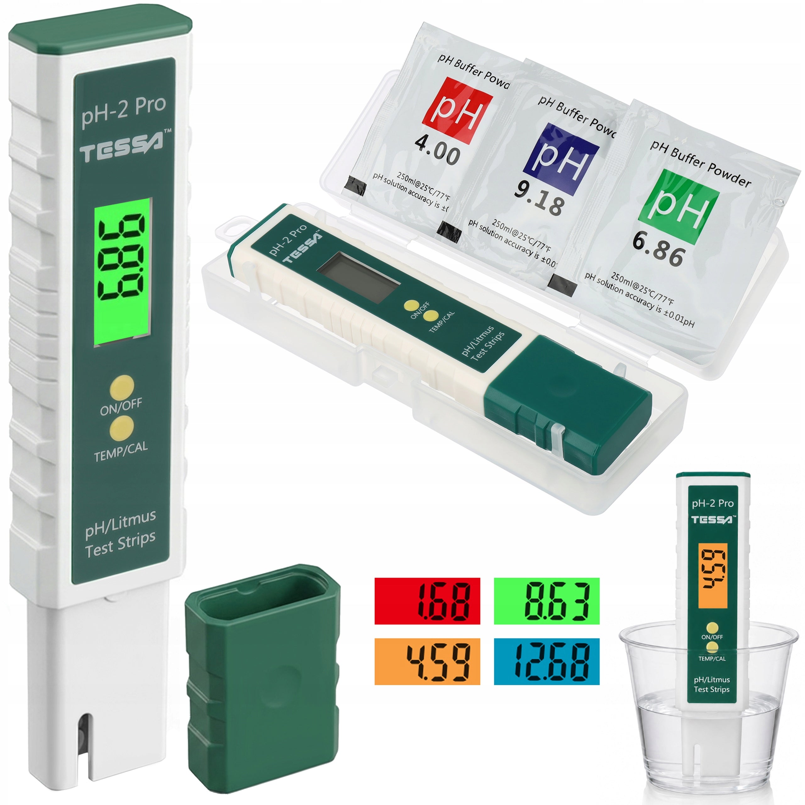 pH Meter Water Tester Aquarium Acid Meter Liquid Pool Temperature
