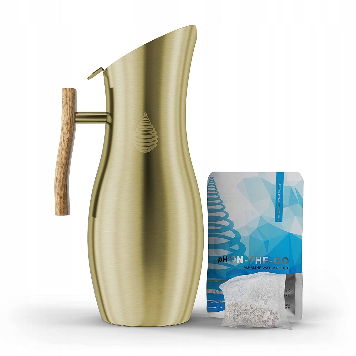 pH Vitality STAINLESS STEEL FILTER JUG