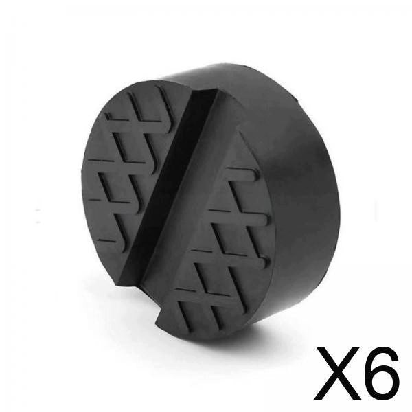 pack 2 Pieces Rubber Lifting Pad Pressure Resistant Car Lifting Pad 6 Pcs