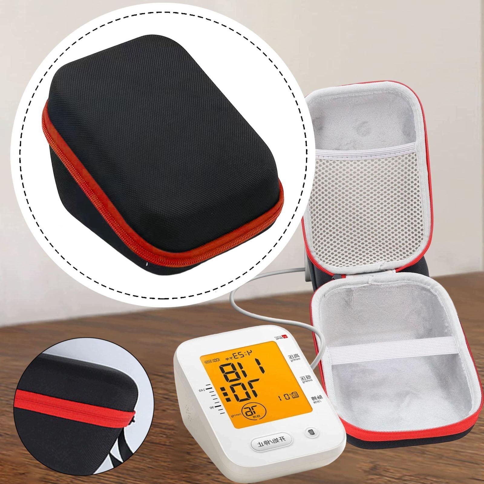 pack Carrying Case for Upper Arm Pressure Monitor Shockproof EVA Hard 2 Pcs Medical device no