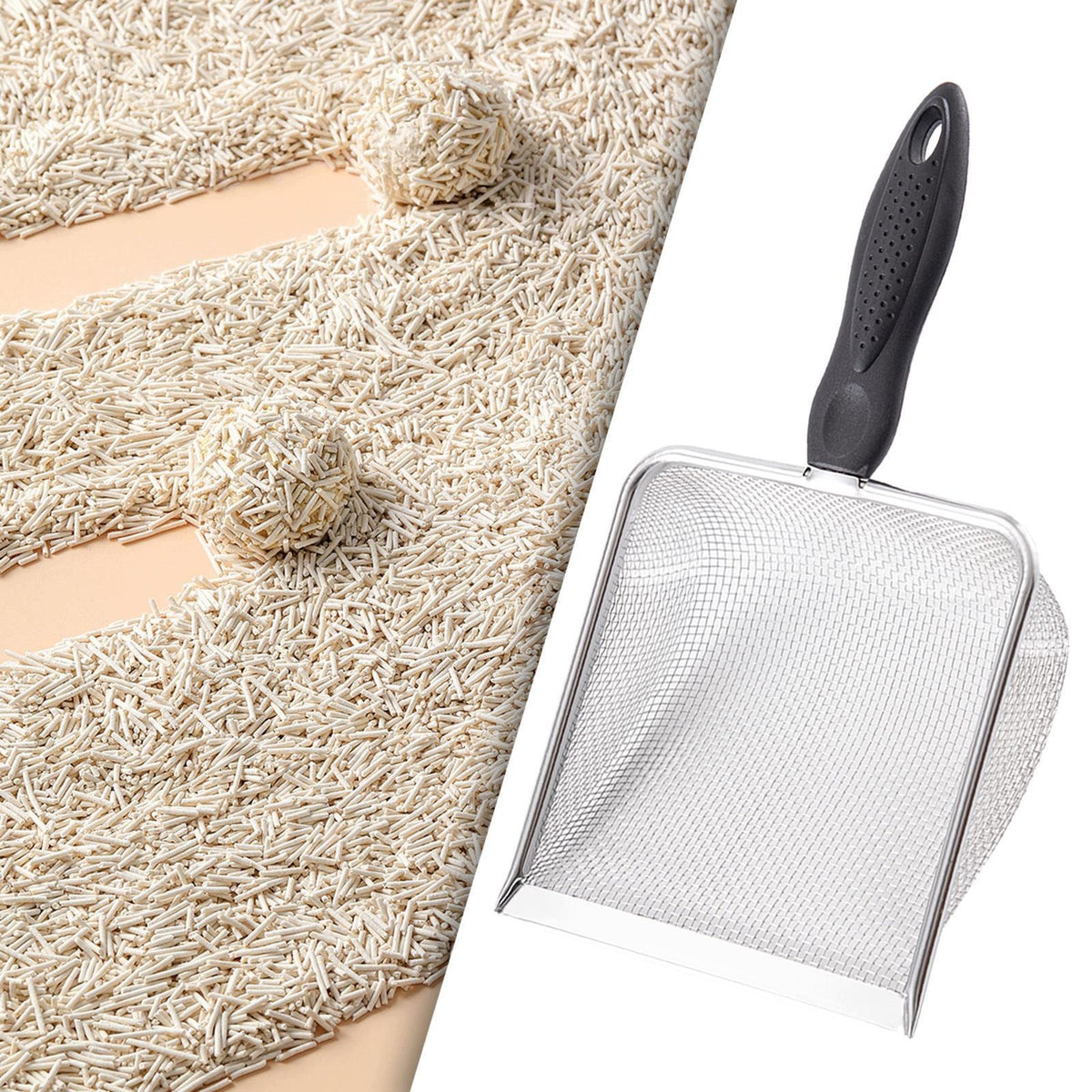 pack Cats Litter Scooper Heavy Duty Cat Litter Scoops for Small Pets 2 Pcs Packaging status original