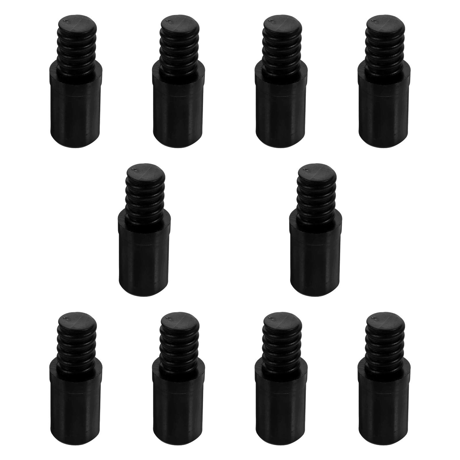 pack Push Broom Handle Threaded Tip for Household Duster Attachment 2 Pcs Brand no brand