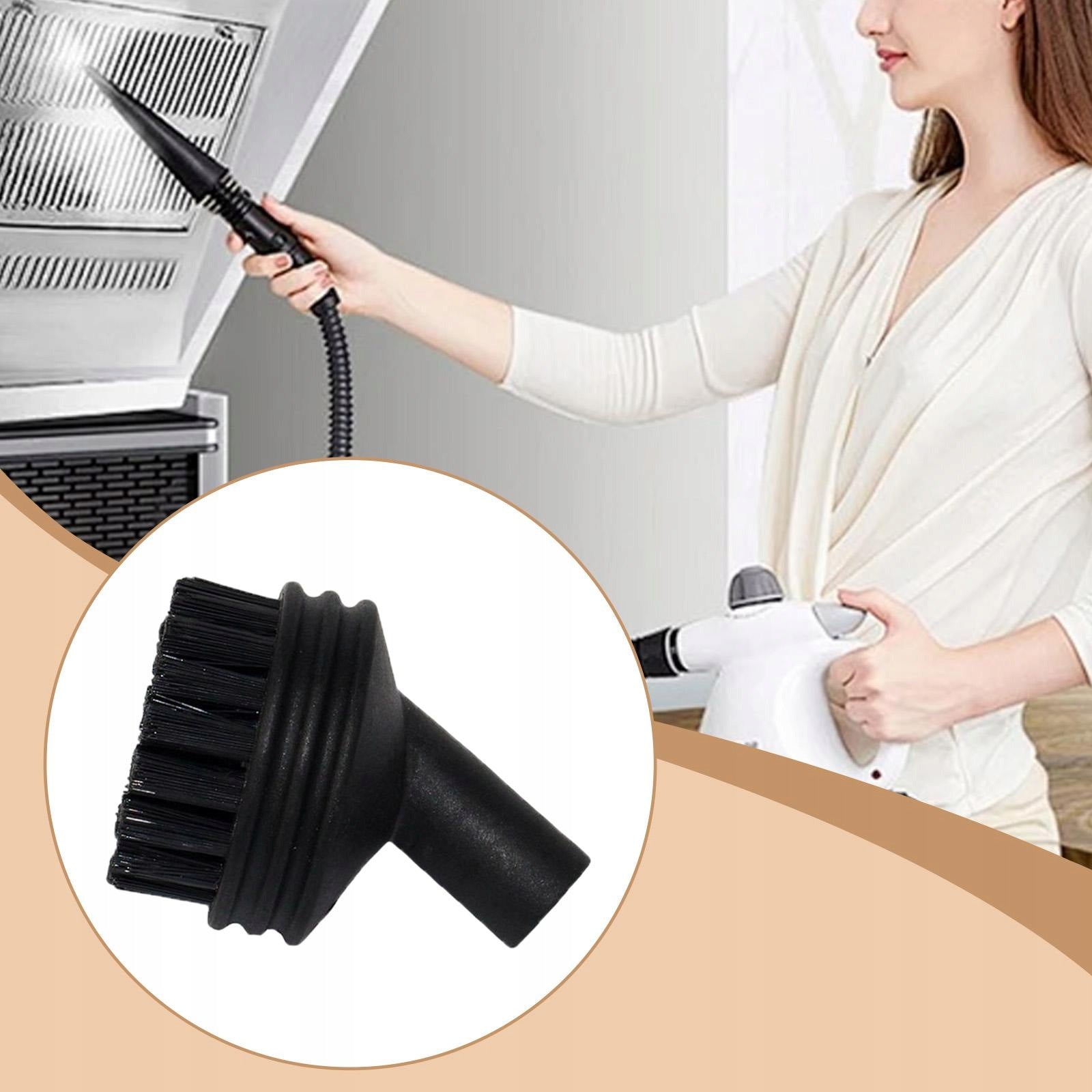 pack Steam Cleaner Brush Handheld Steamer Accessories for Kitchen 2 Pcs Brand no brand