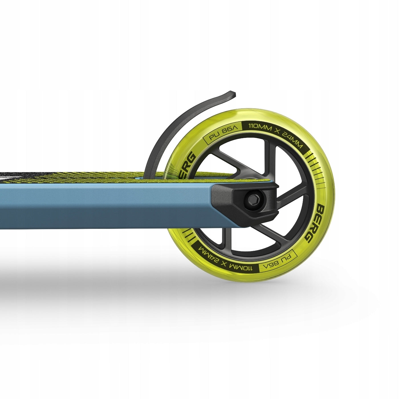 performance scooter for children BERG Proxus X1 from 6 years blue/lime Kind two-wheeled