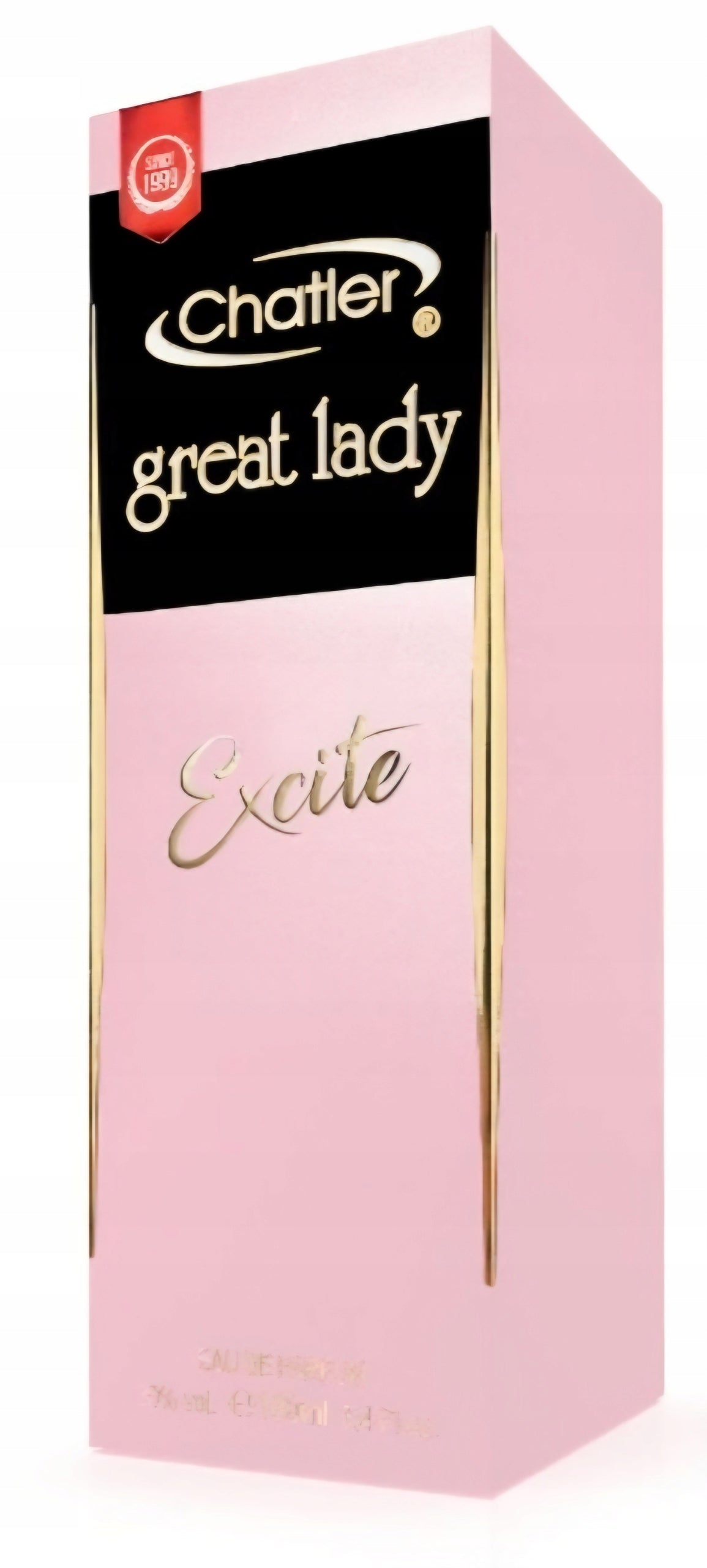 perfume GREAT LADY - EXCITE - 100ml - eau de parfum - for women Packaging status original