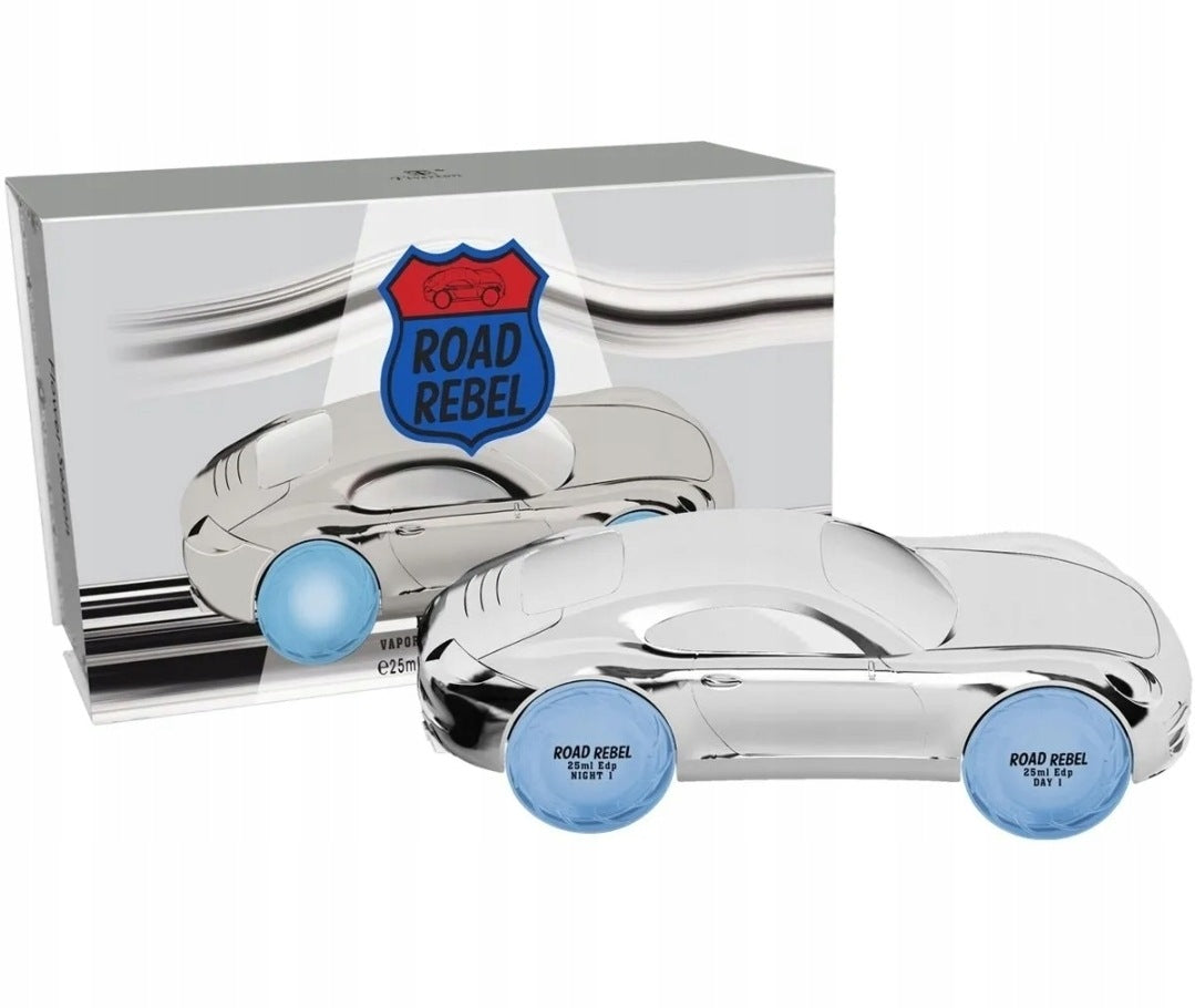 perfume ROAD REBEL - SILVER - 100ml - eau de parfum - for men - Tiverton