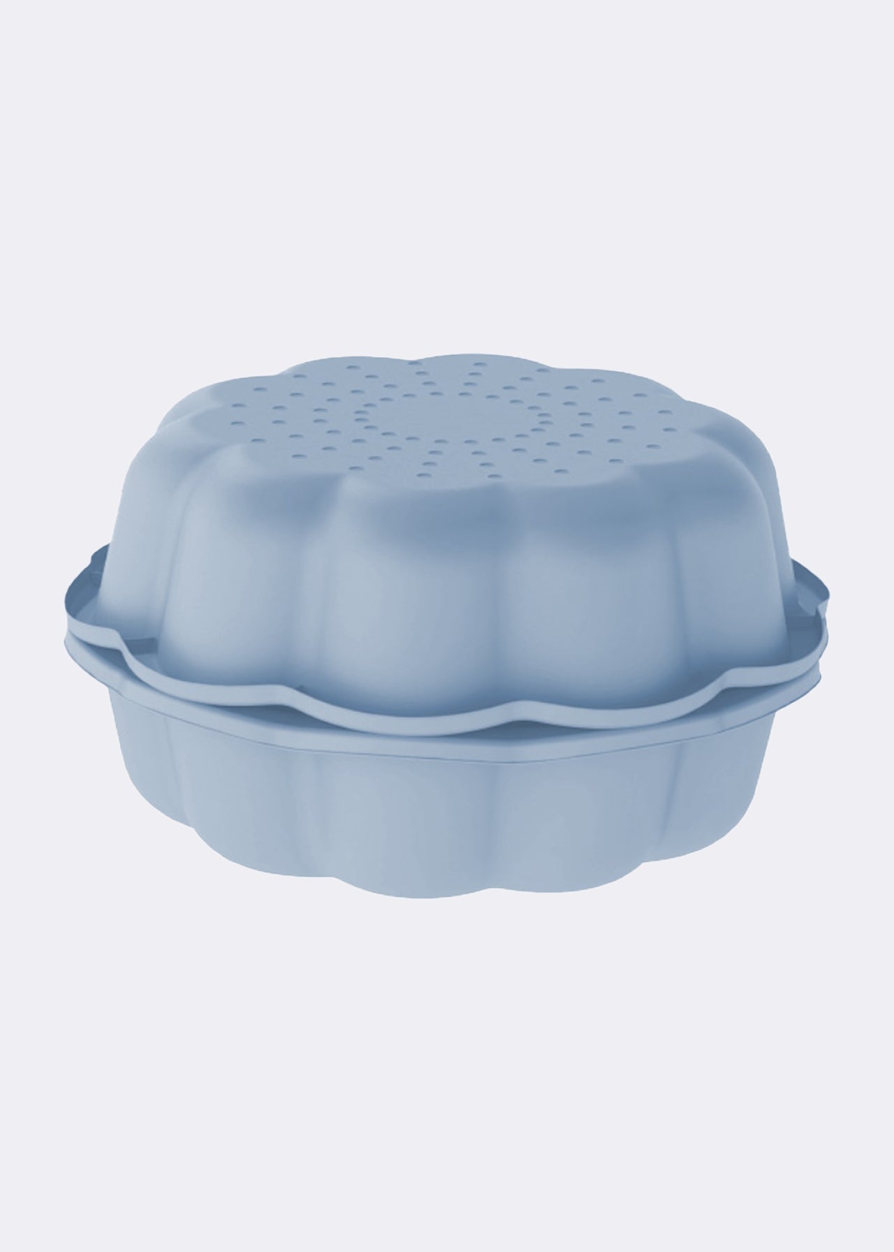 plastic sandbox Flower 76 cm - blue Brand Małpiszon