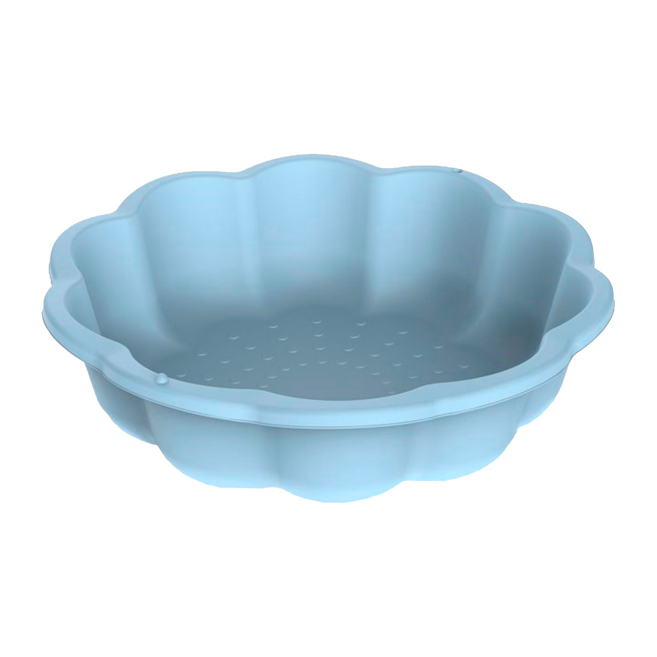 plastic sandbox Flower 76 cm - blue