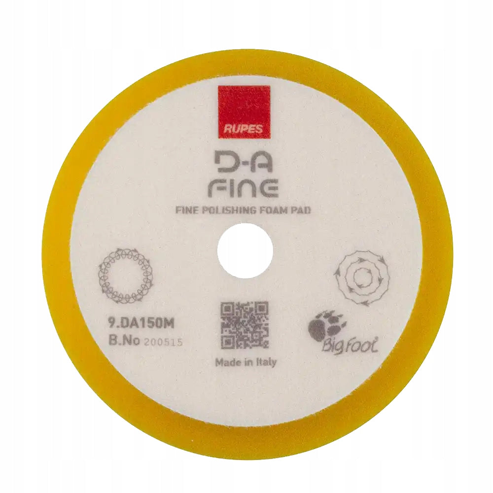 polishing sponge Rupes DA FINE 130/150 mm yellow (soft) 9.DA150M Packaging status original