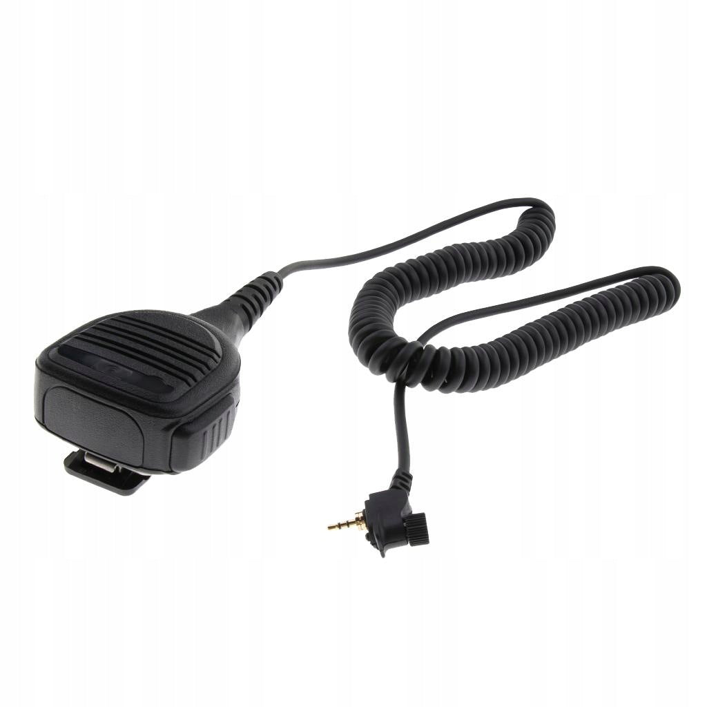 prettyia Black Radio Handheld Speaker Mic Microphone