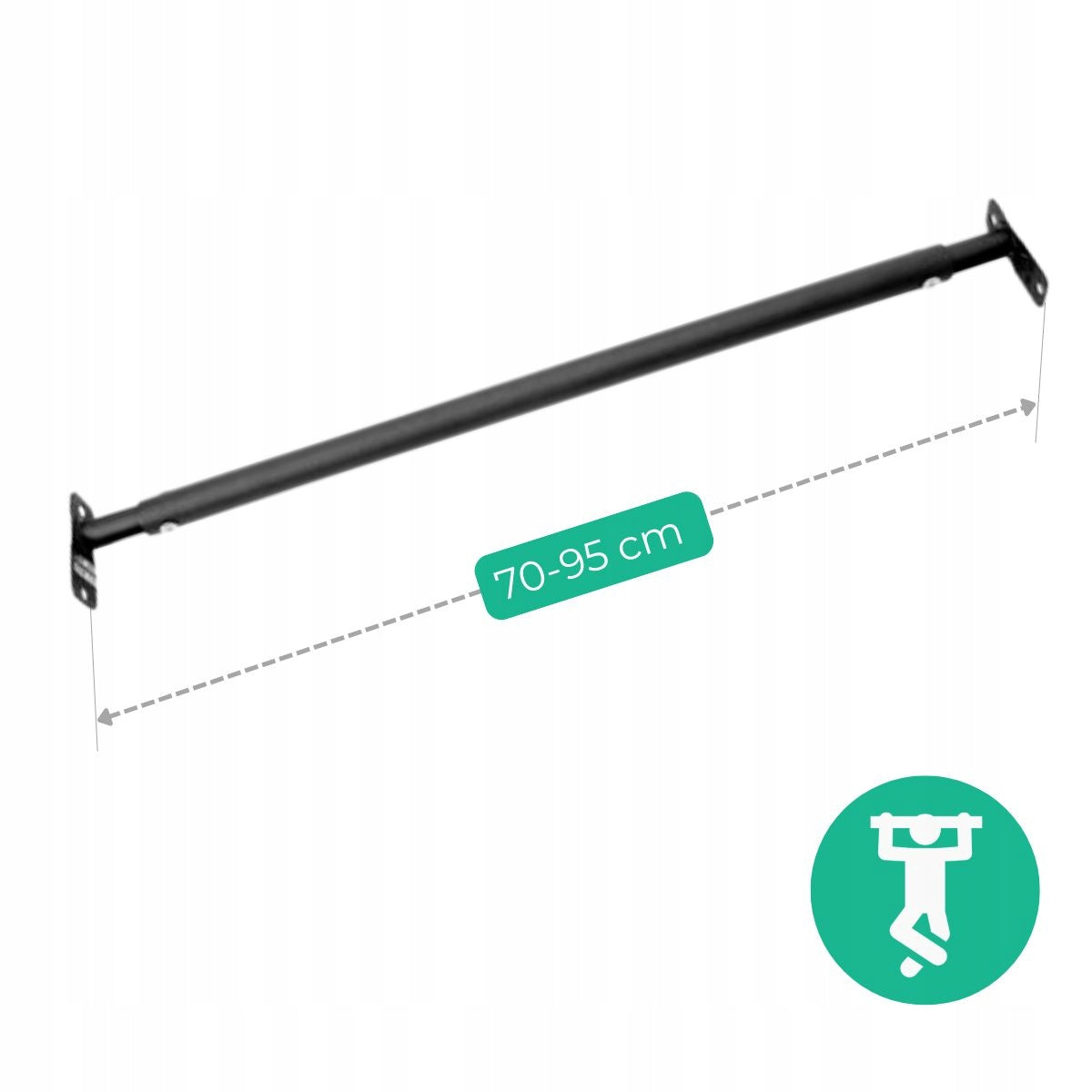 pull-up bar Gamma 70-95 cm-black Brand Małpiszon