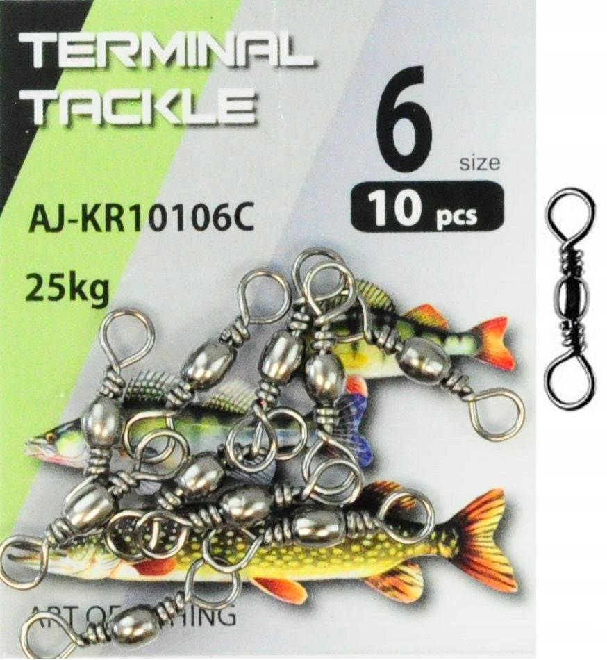 r. 6 SWIVEL BARREL SWIVELS JAXON 10 pieces