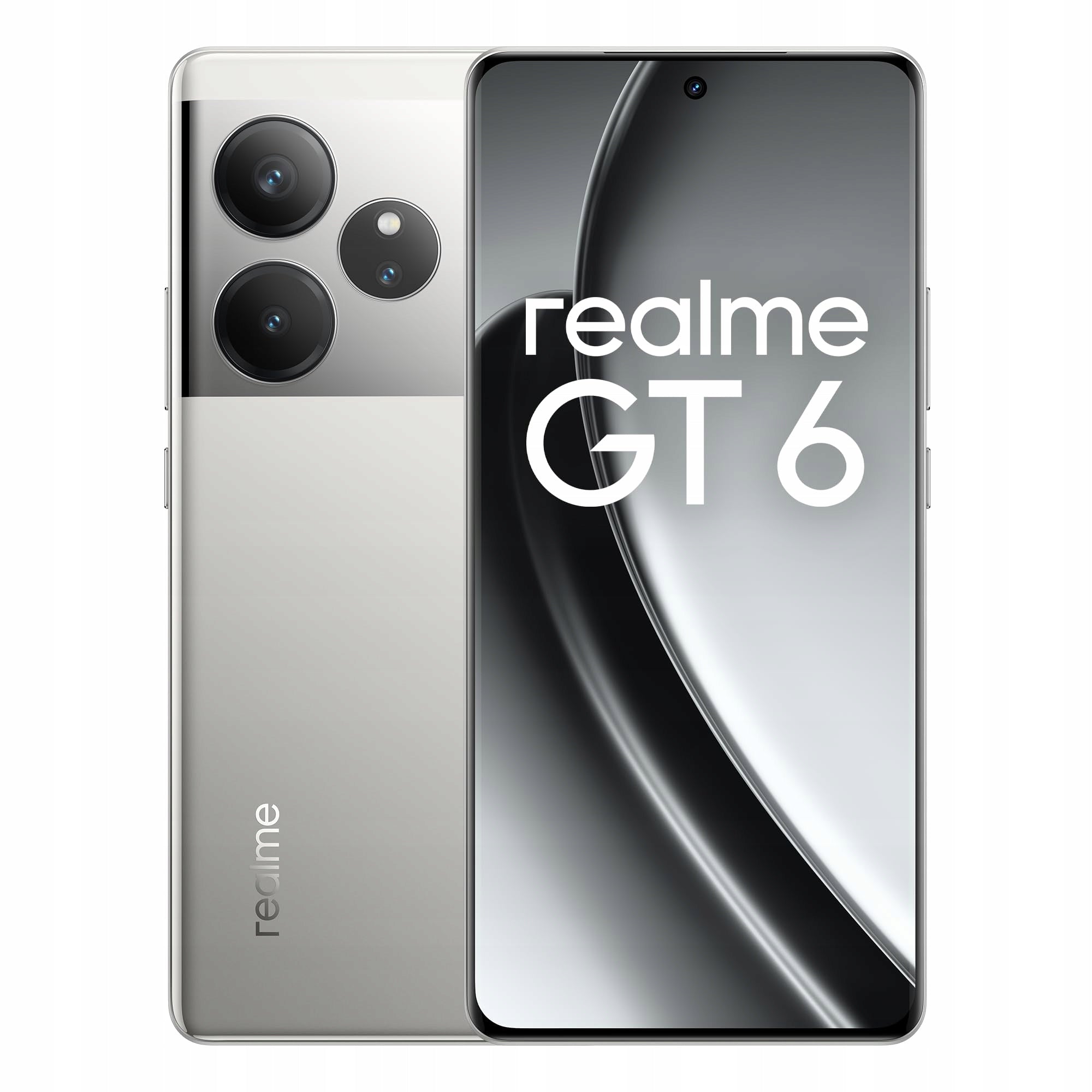realme GT6 5G 12GB/256GB Snapdragon 8s Gen 3 silver Brand Realme