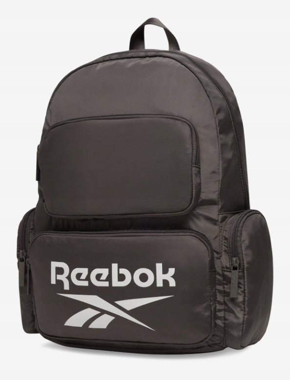 reebok dark grey city school backpack roomy lots of pockets