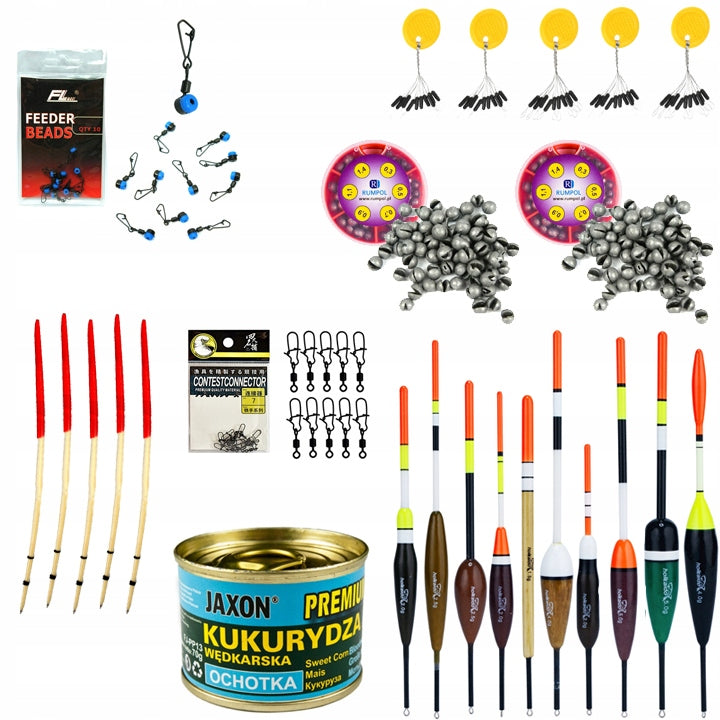set FISHING BOX + 307 accessories float feeder ground spinning Manufacturer code skrzynka + 307 akcesoriów