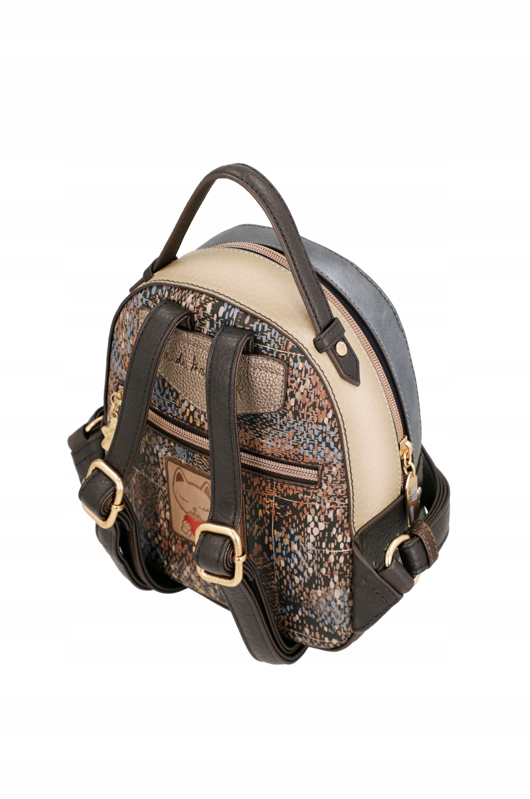 small urban women's backpack Anekke 43705-188 Tulip stylish backpack Brand Anekke