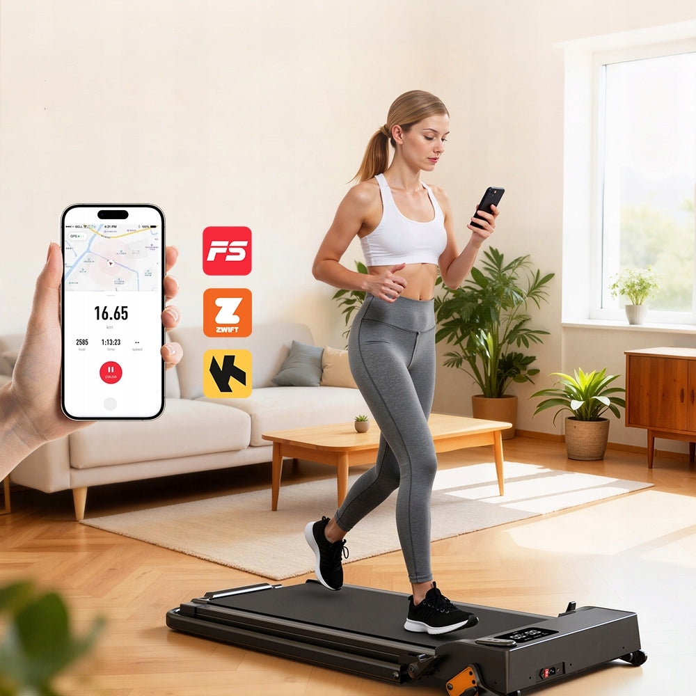 smart Home Electric Treadmill with app 12km/h LARGE DISPLAY QUIET up to 6° Packaging status original