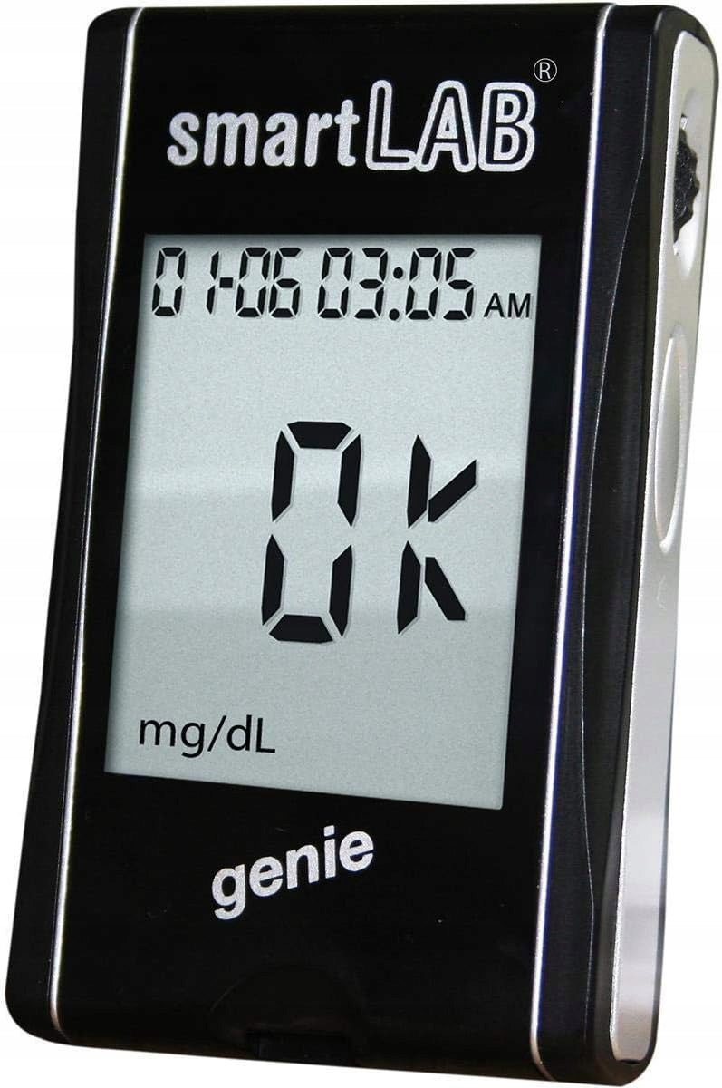 smartLAB Genie System – glucose meter with large display, memory 360 results Medical device no