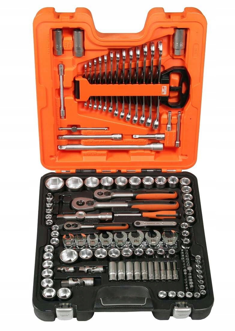 socket wrench set 1/4', 3/8' and 1/2' 138 pcs. BAHCO [S138]