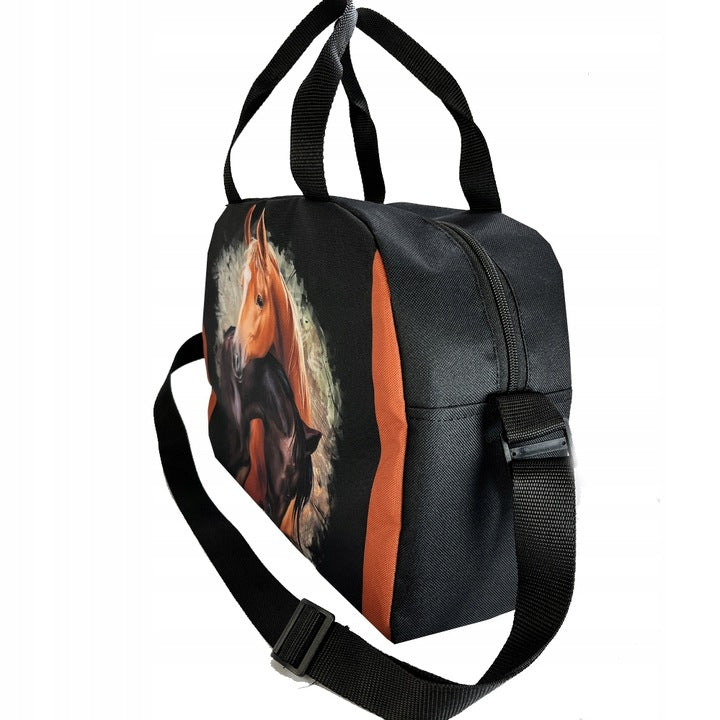 sports bag for children beautiful horses riding for horsemen stylish Manufacturer code TNB-02