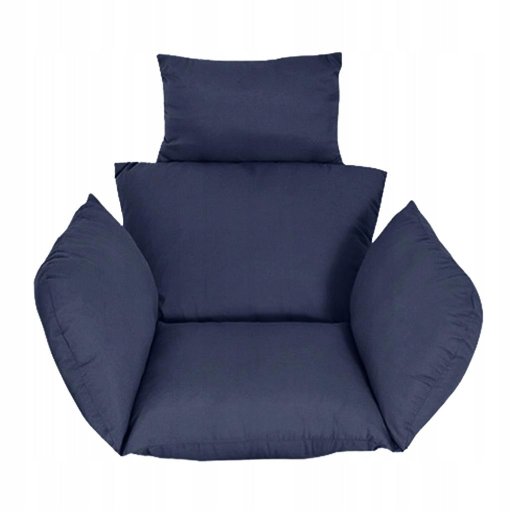 swing cushion hanging egg hammock chair Dark Blue