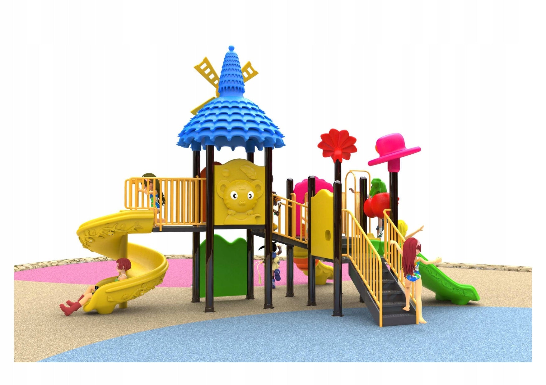 toys square for children – slide|certificate PN-EN 1176 Brand no brand