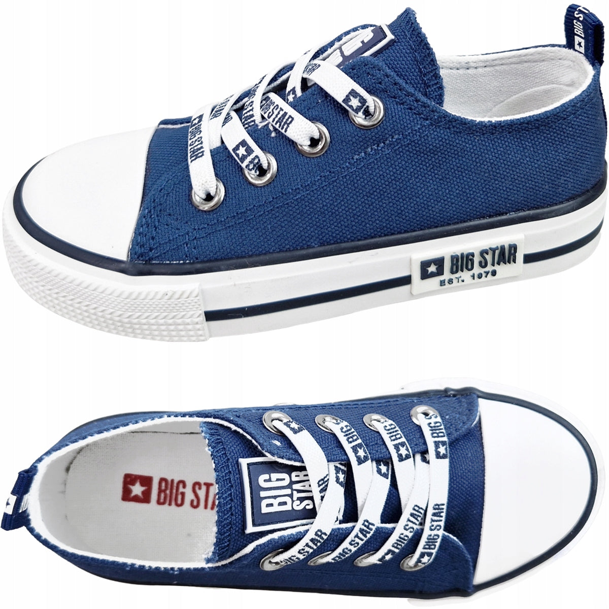 Freizeitschuhe für Kinder Big Star 10374-10, blau 