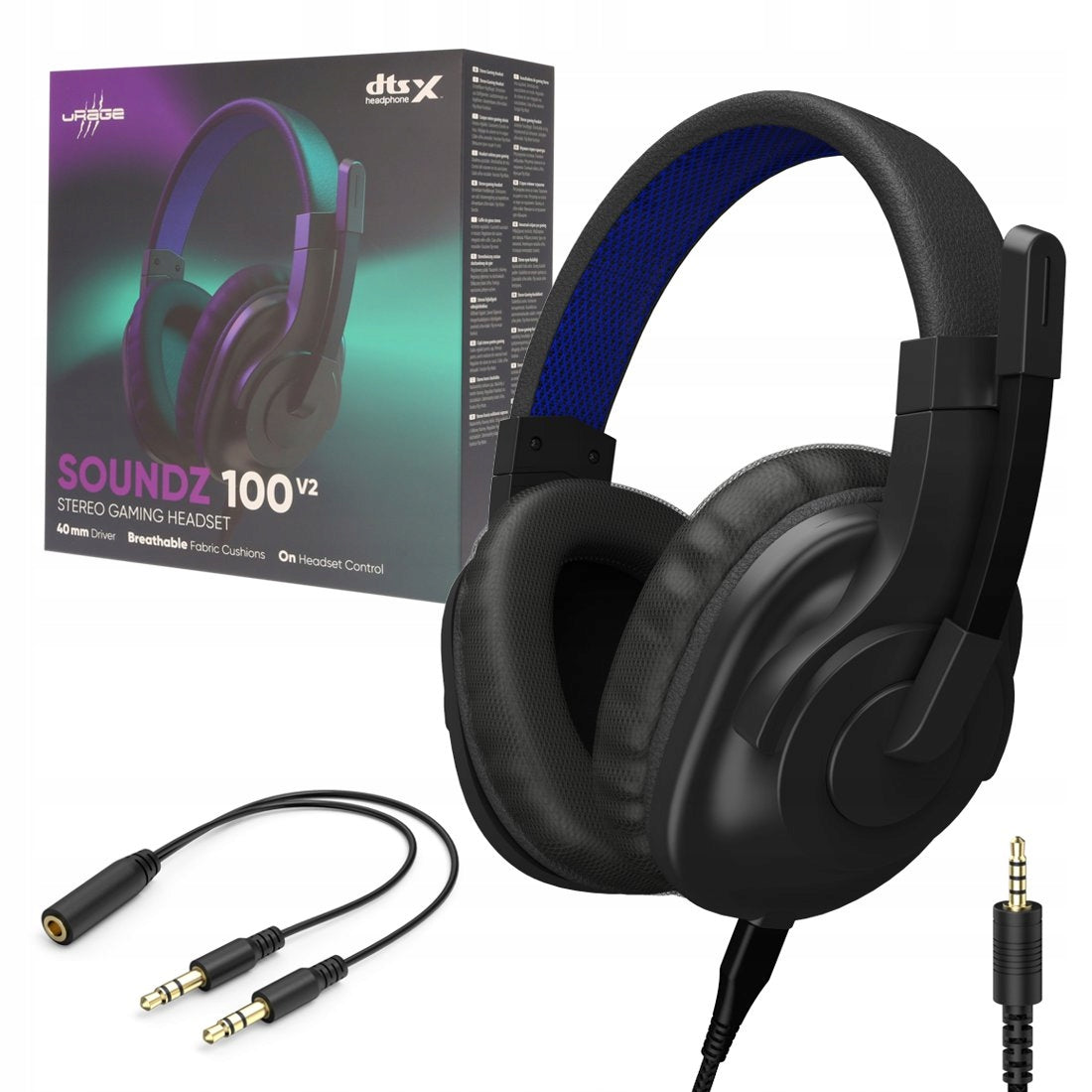 uRAGE GAMING SoundZ 100 V2 BLACK