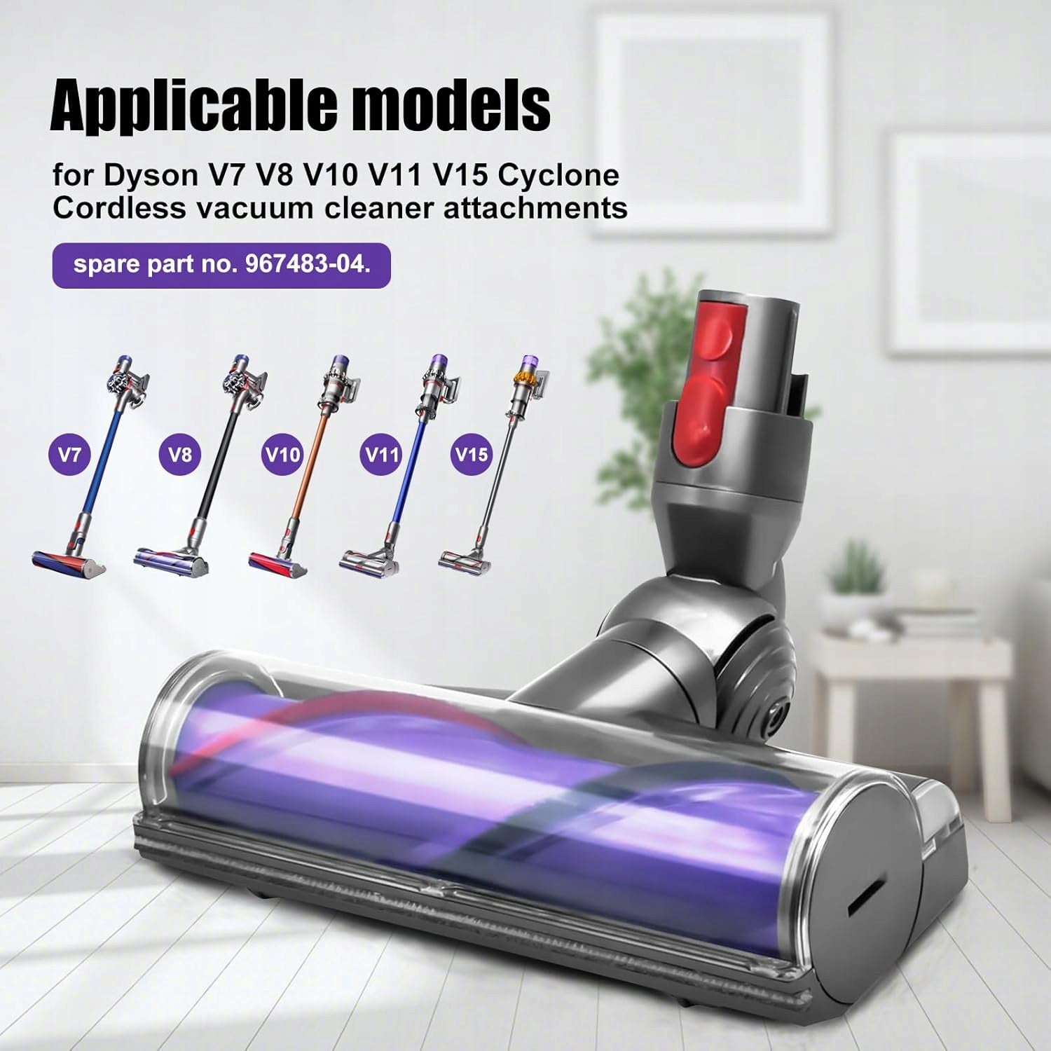vacuum cleaner floor Dyson brush for V 7/V 8/V 10/V 11/V 15/G5 Manufacturer code Dyson floor brush V 7/V 8/V 10/V 11/V 15/G5