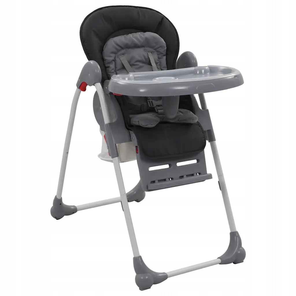 vidaXL Baby Highchair, Grey